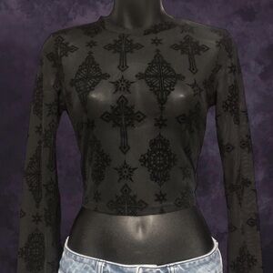 Killstar Petra Mesh Long Sleeve